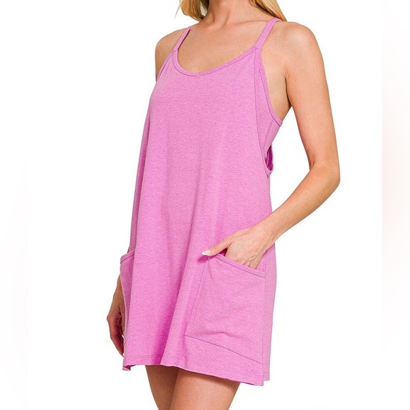 Zenana Outfitters Dresses & Skirts - NWT Zenana Mini Dress With Romper Liner